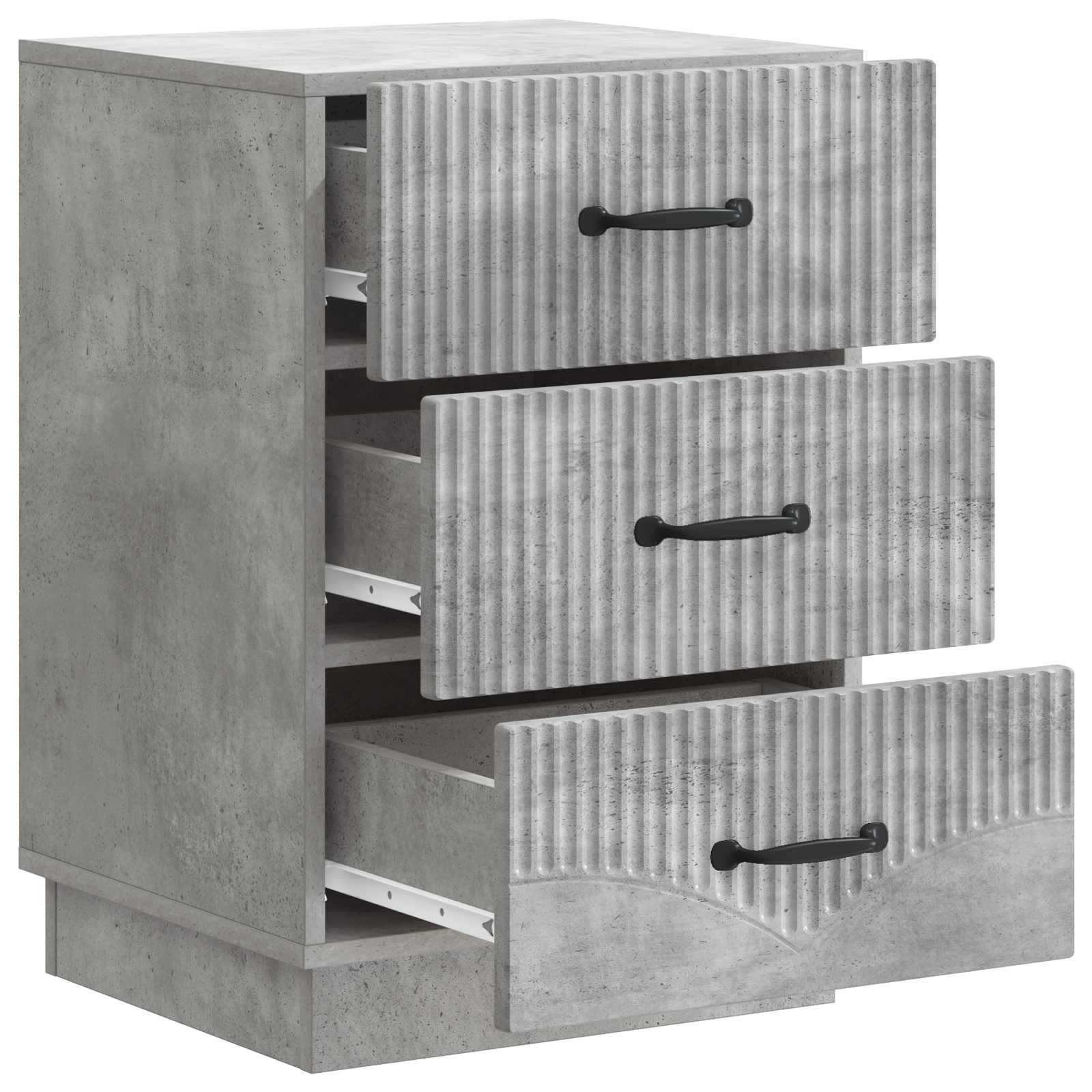 Noćni ormar Betonska siva 43 x 41 x 63,5 cm Konstruirano drvo