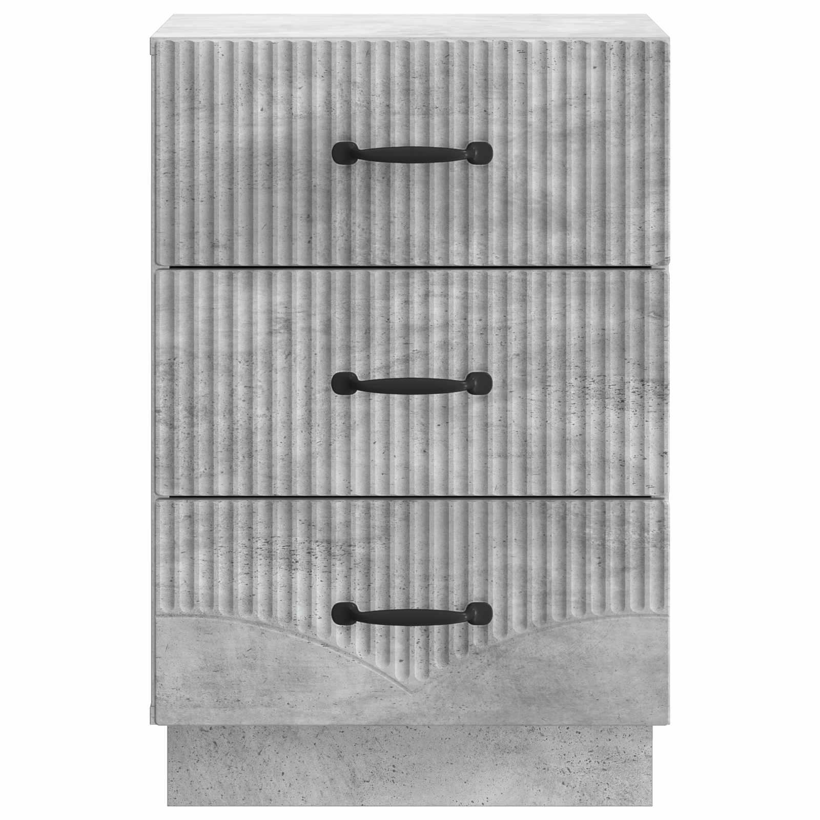 Noćni ormar Betonska siva 43 x 41 x 63,5 cm Konstruirano drvo