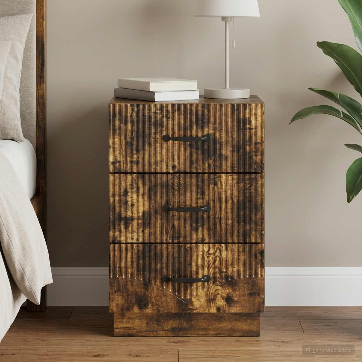 Noćni ormar 43 x 41 x 63,5 cm Konstruirano drvo