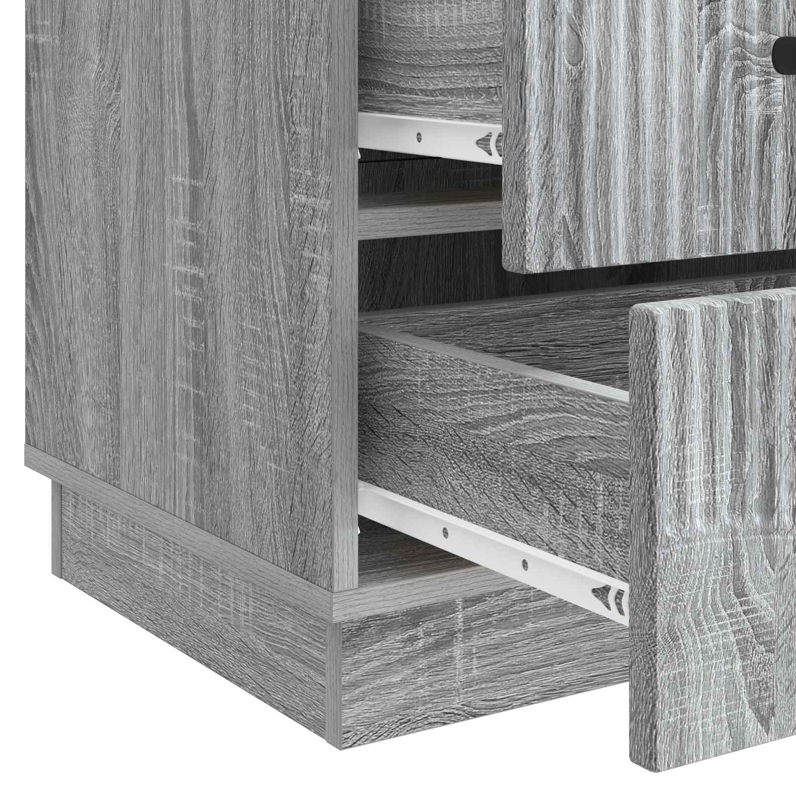 Noćni ormar Siva sonoma 43 x 41 x 63,5 cm Konstruirano drvo