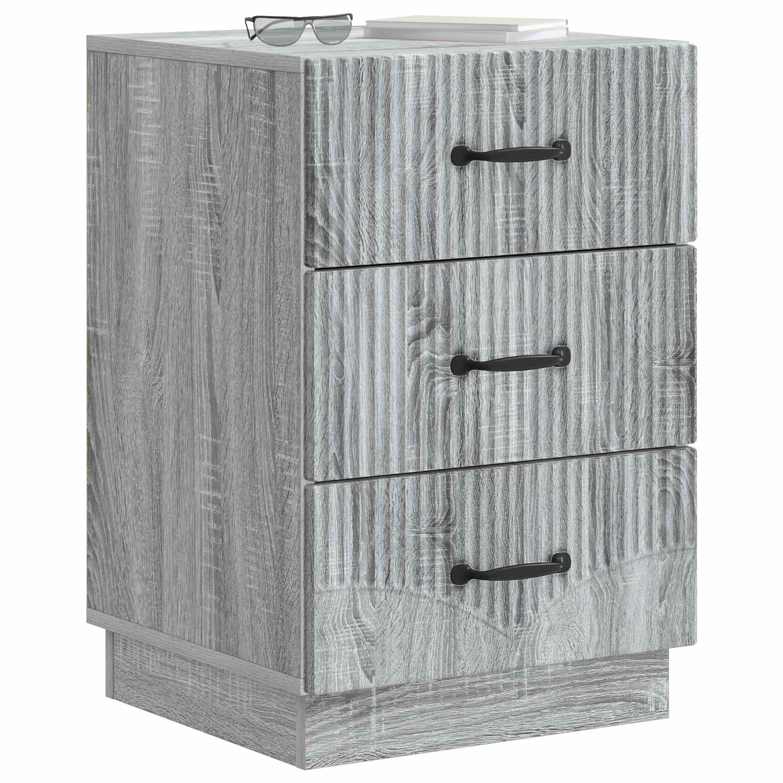 Noćni ormar Siva sonoma 43 x 41 x 63,5 cm Konstruirano drvo