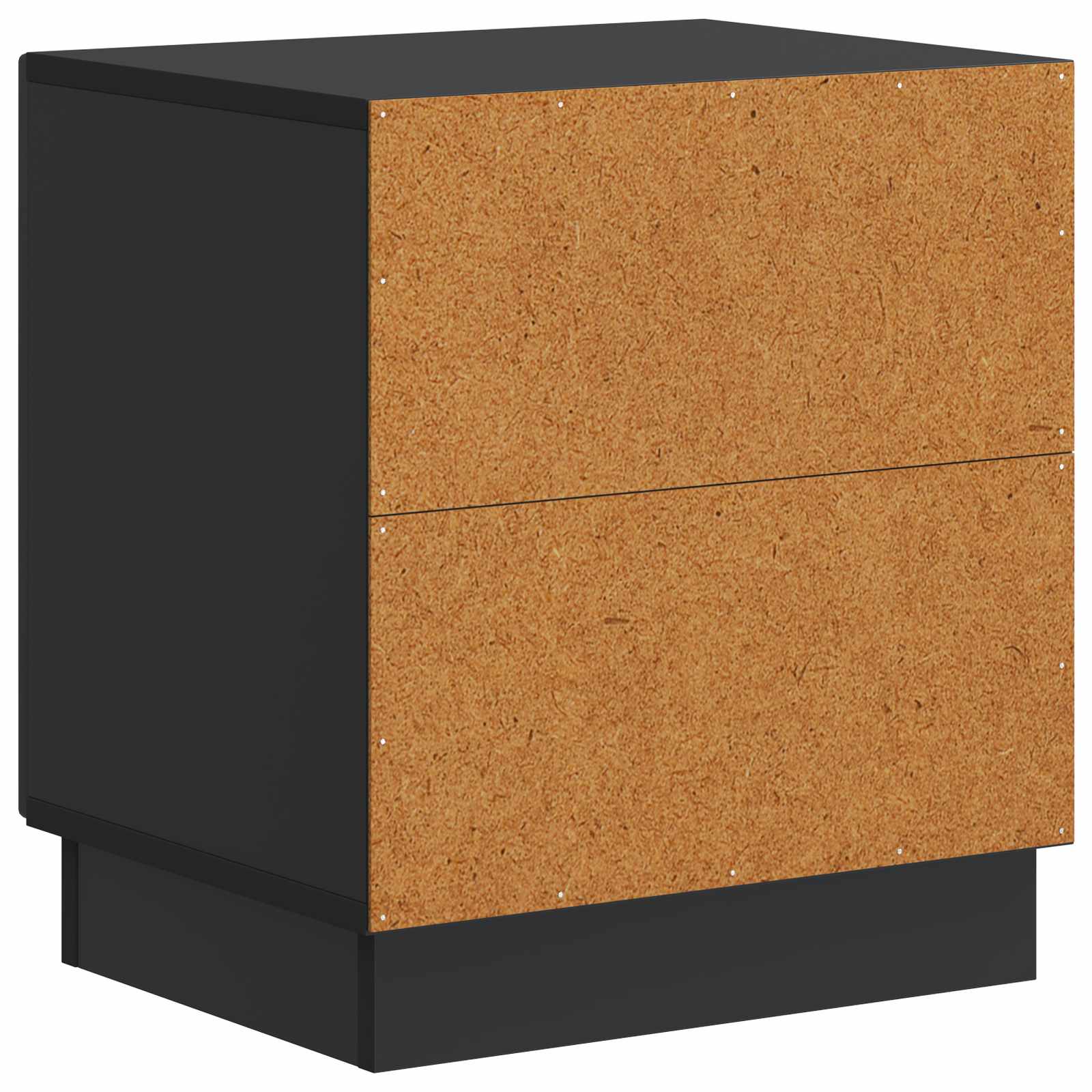 Noćni ormarić 2 pcs Crna 43 x 34,5 x 47 cm Konstruirano drvo