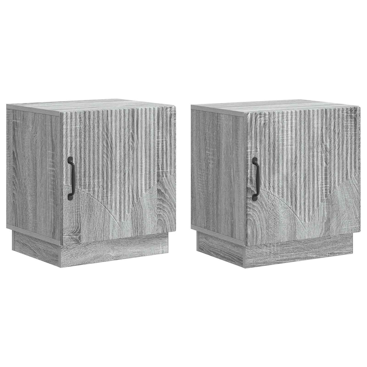 Noćni ormarić 2 pcs Siva Sonoma 43 x 34,5 x 47 cm