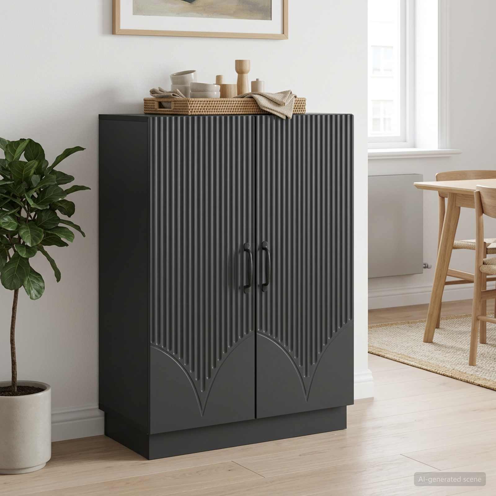 Kreveta Crna 66 x 34,5 x 87 cm Konstruirano drvo