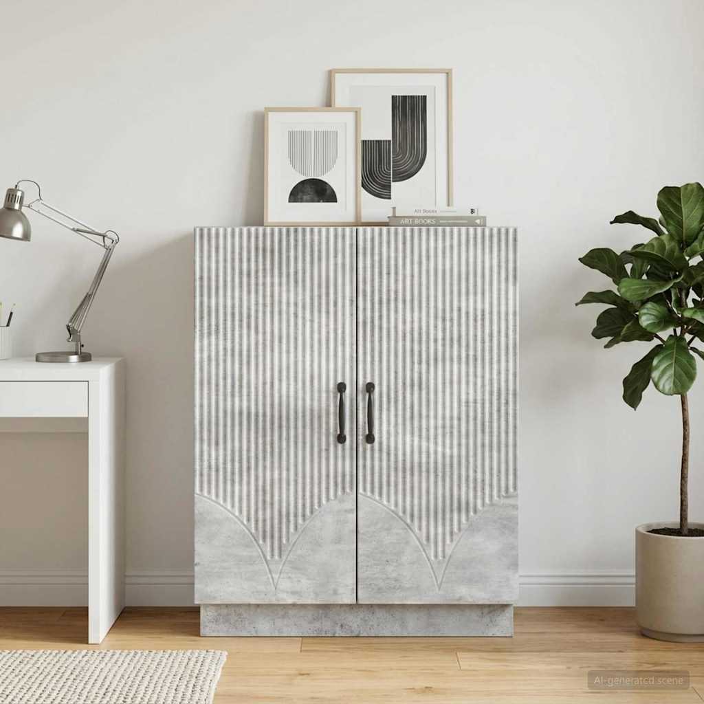 Kreveta Betonska siva 66 x 34,5 x 87 cm Konstruirano drvo