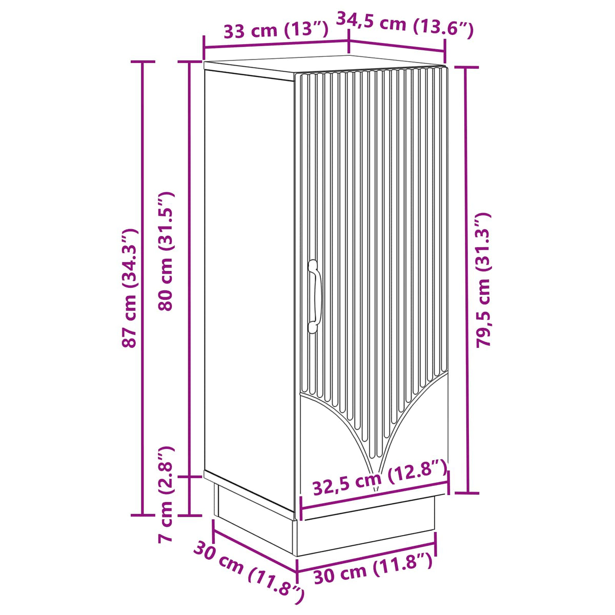 Kreveta Hrast sonoma 33 x 34,5 x 87 cm Konstruirano drvo