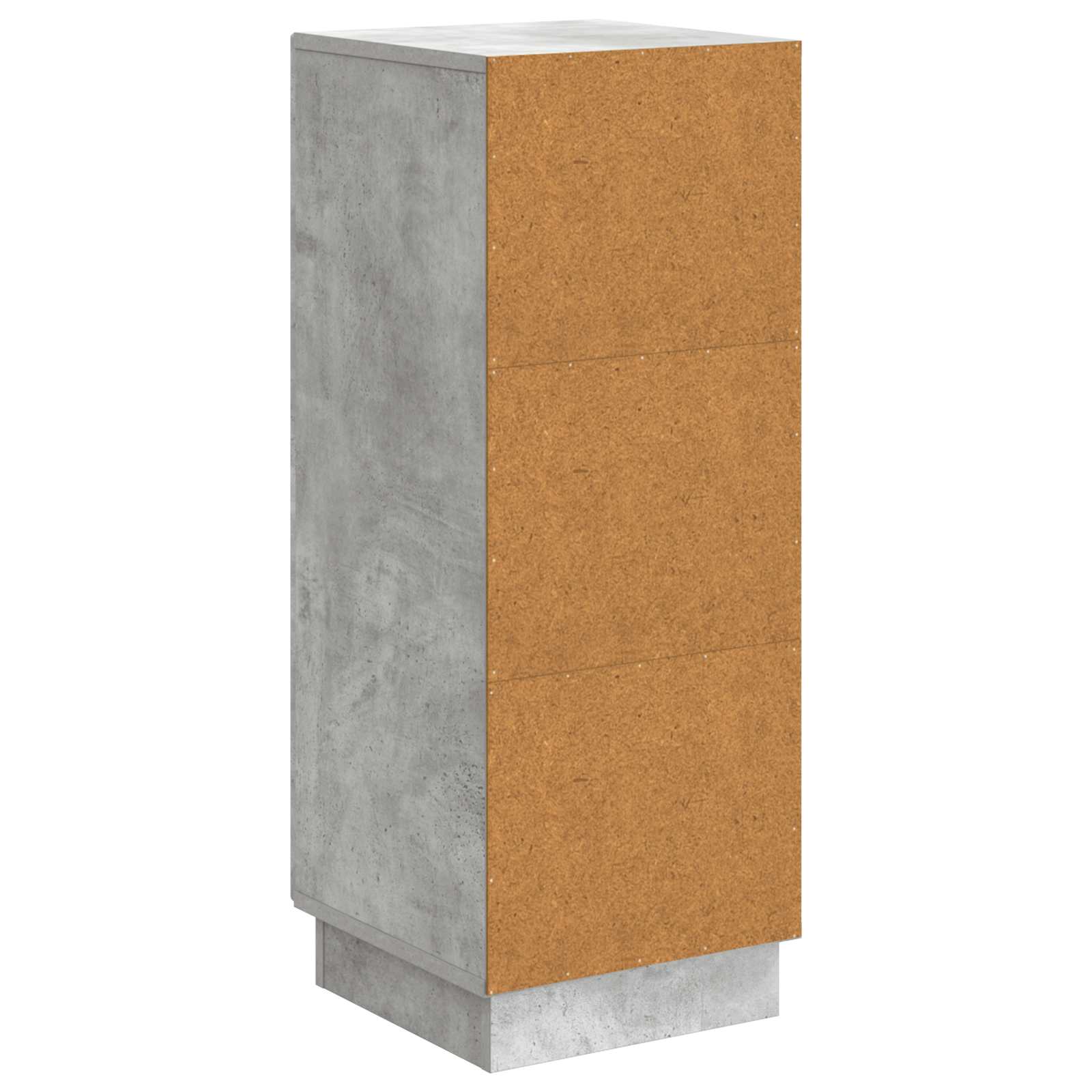 Kreveta Betonska siva 33 x 34,5 x 87 cm Konstruirano drvo