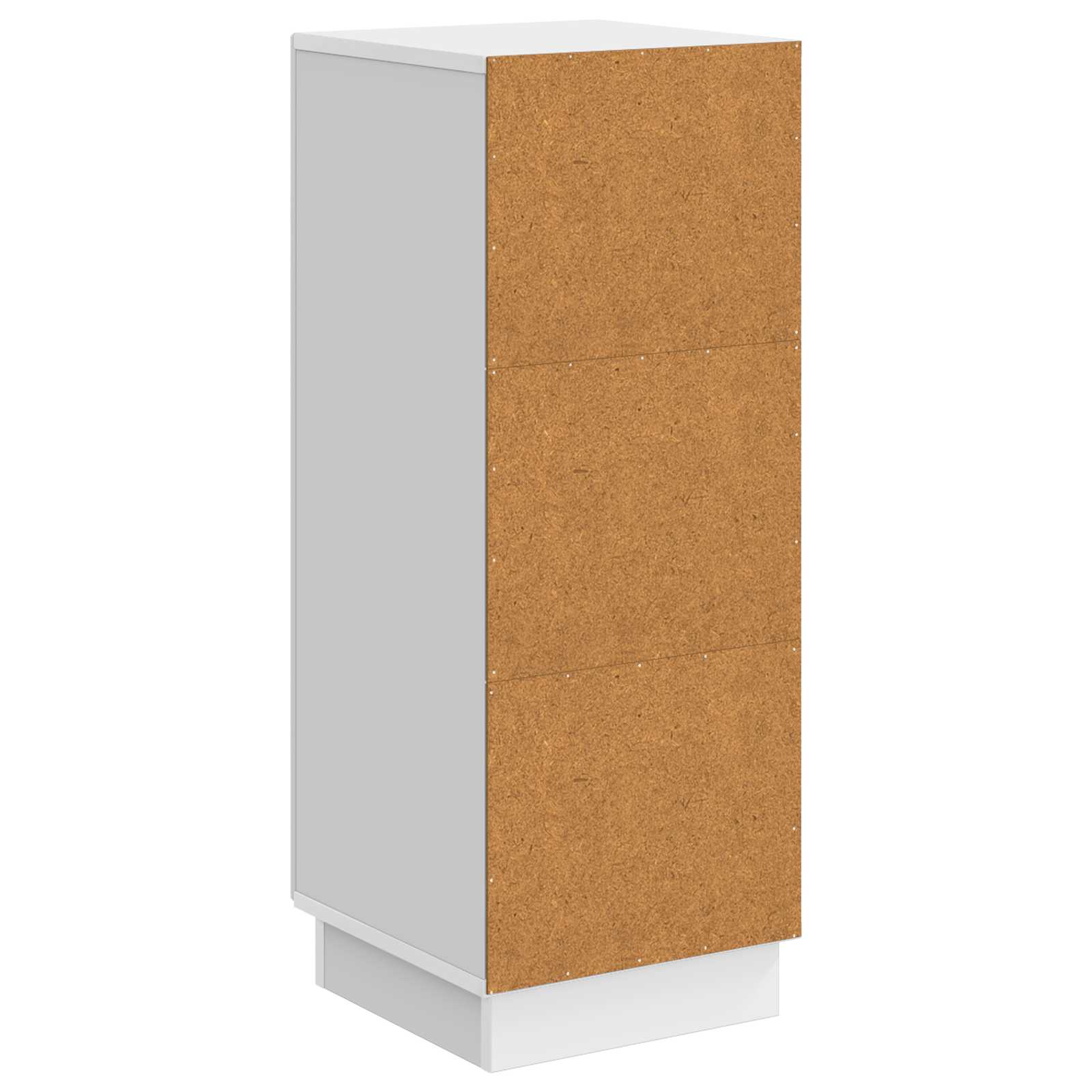 Kreveta Bijela visokog sjaja 33 x 34,5 x 87 cm