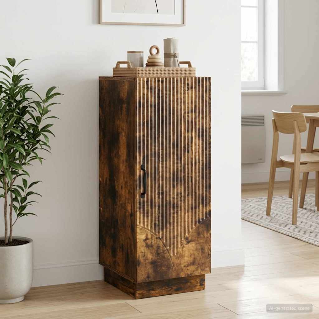 Kreveta Dimljeni hrast 33 x 34,5 x 87 cm Konstruirano drvo