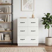 Ormar s ladicama Bijela 66 x 34,5 x 87 cm Konstruirano drvo