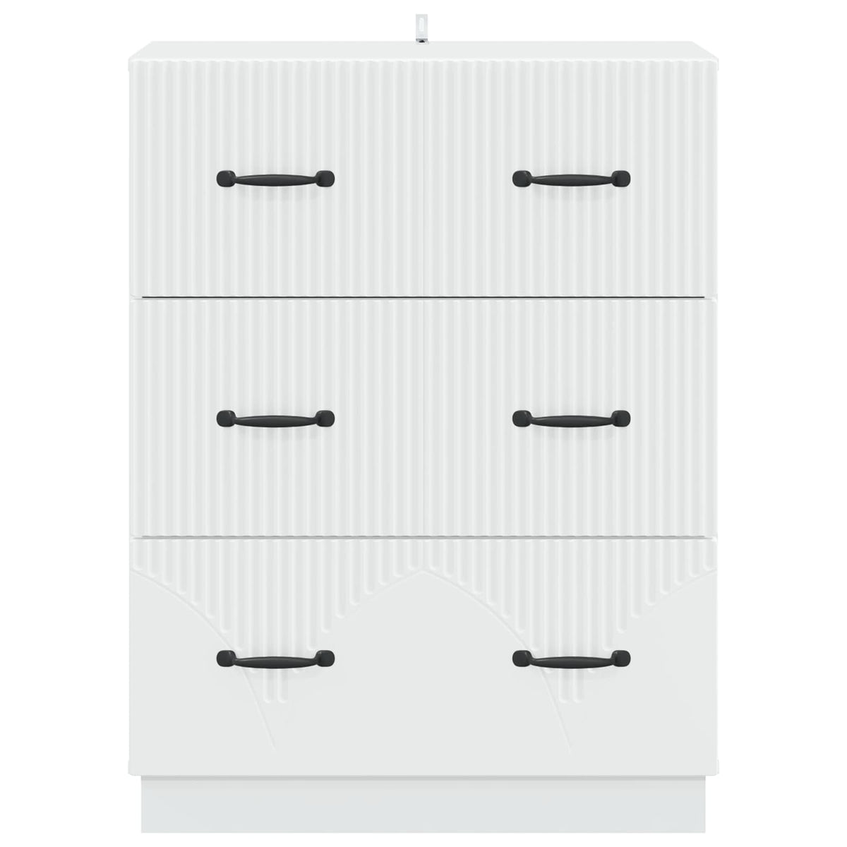 Ormar s ladicama Bijela 66 x 34,5 x 87 cm Konstruirano drvo