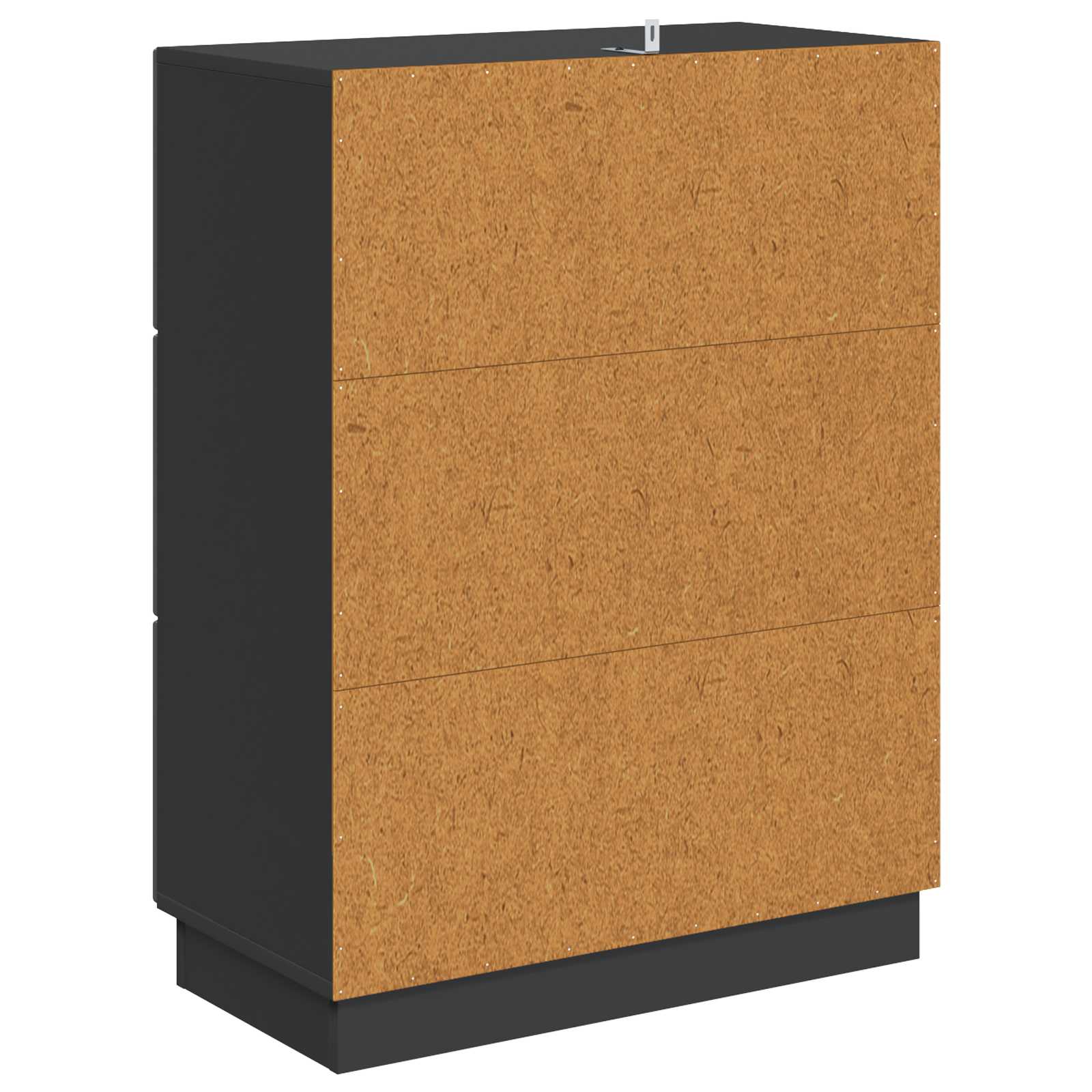 Ormar s ladicama Crna 66 x 34,5 x 87 cm Konstruirano drvo