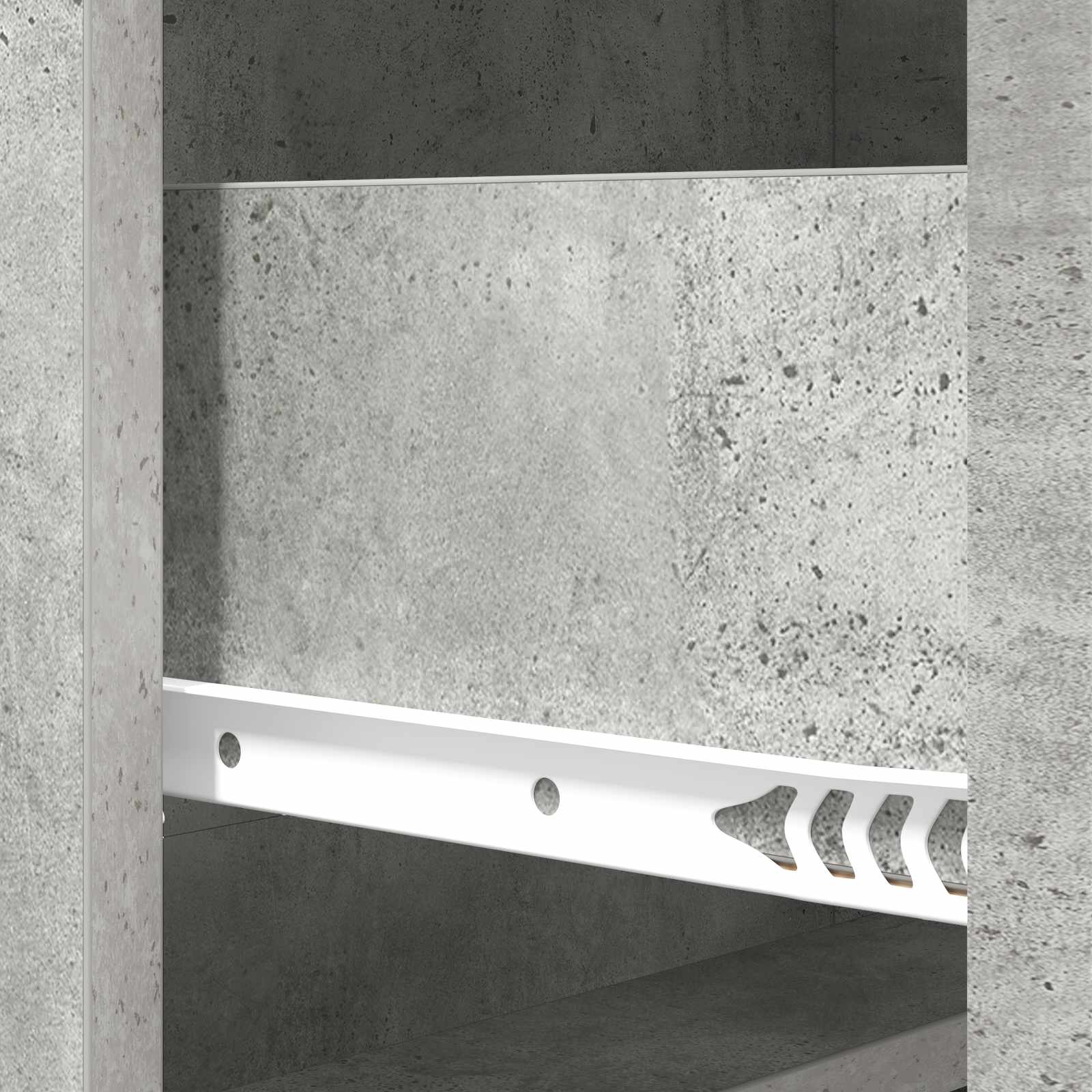 Ormar s ladicama Betonska siva 66 x 34,5 x 87 cm