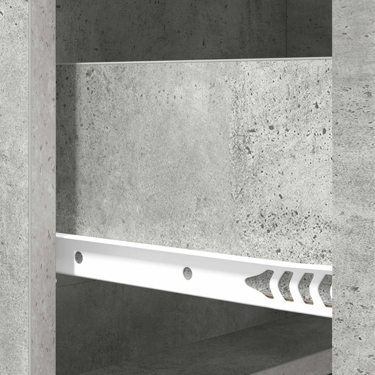 Ormar s ladicama Betonska siva 66 x 34,5 x 87 cm