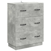 Ormar s ladicama Betonska siva 66 x 34,5 x 87 cm