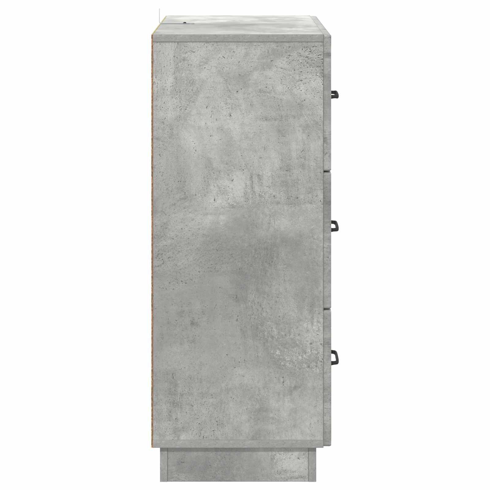 Ormar s ladicama Betonska siva 66 x 34,5 x 87 cm