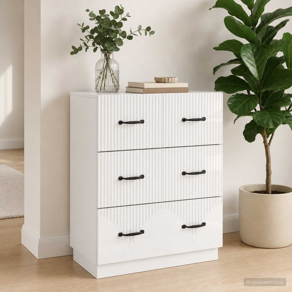 Ormar s ladicama 66 x 34,5 x 87 cm Konstruirano drvo