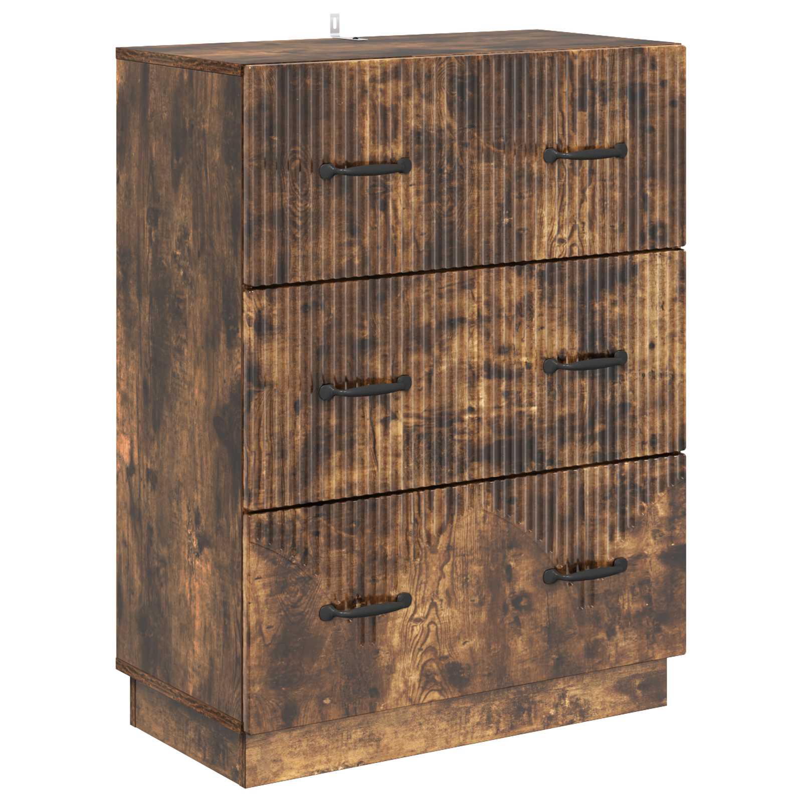 Ormar s ladicama Dimljeni hrast 66 x 34,5 x 87 cm