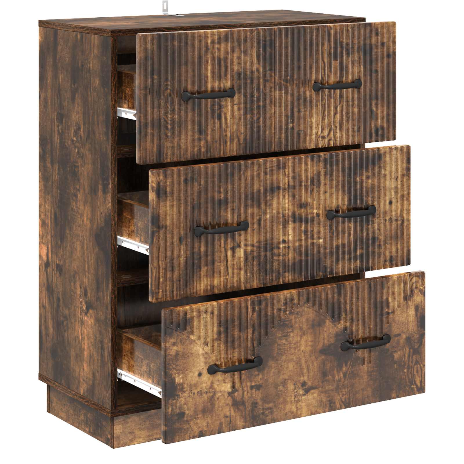 Ormar s ladicama Dimljeni hrast 66 x 34,5 x 87 cm