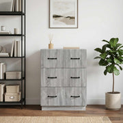 Ormar s ladicama Siva sonoma 66 x 34,5 x 87 cm