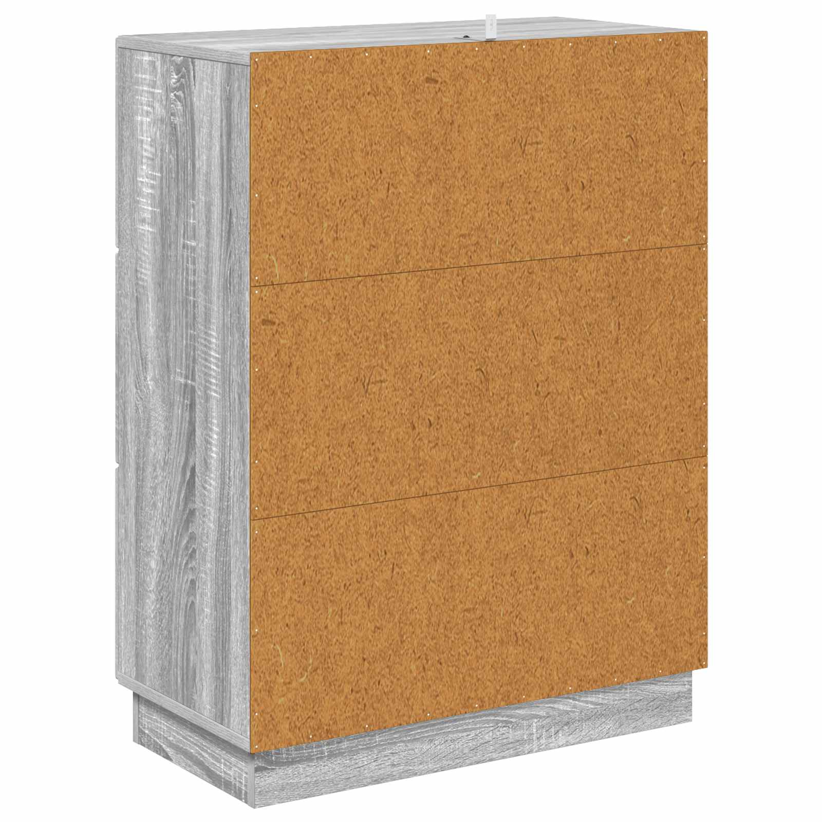 Ormar s ladicama Siva sonoma 66 x 34,5 x 87 cm