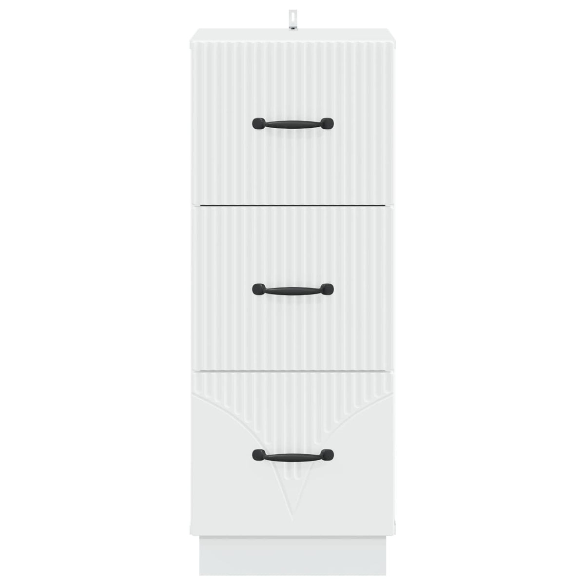 Ormar s ladicama Bijela 33 x 34,5 x 87 cm Konstruirano drvo