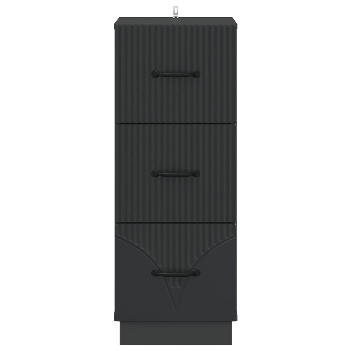 Ormar s ladicama Crna 33 x 34,5 x 87 cm Konstruirano drvo