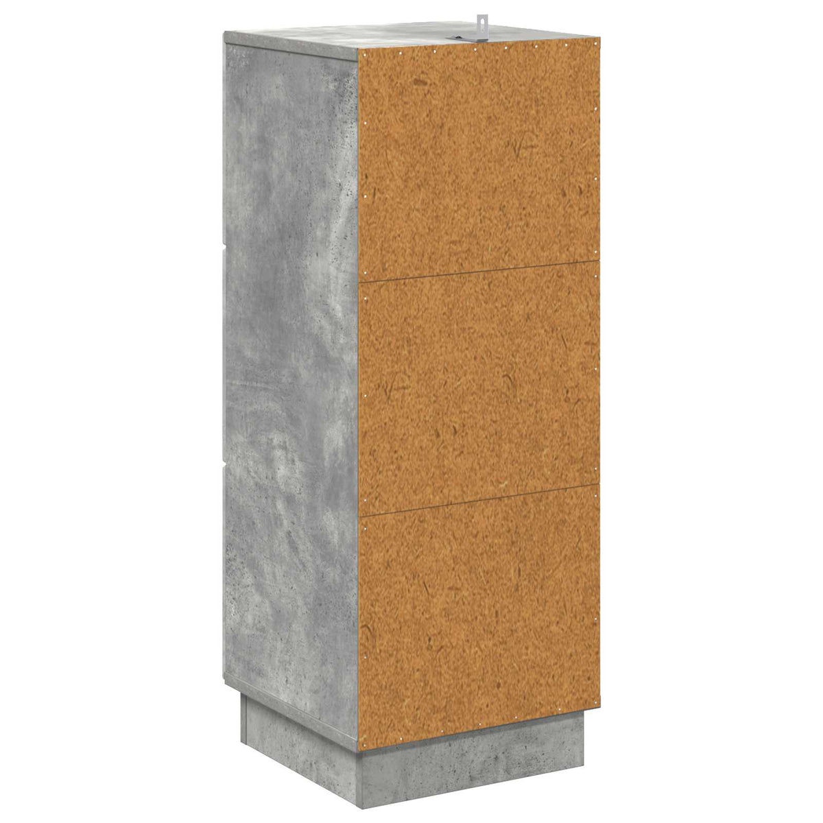 Ormar s ladicama Betonska siva 33 x 34,5 x 87 cm