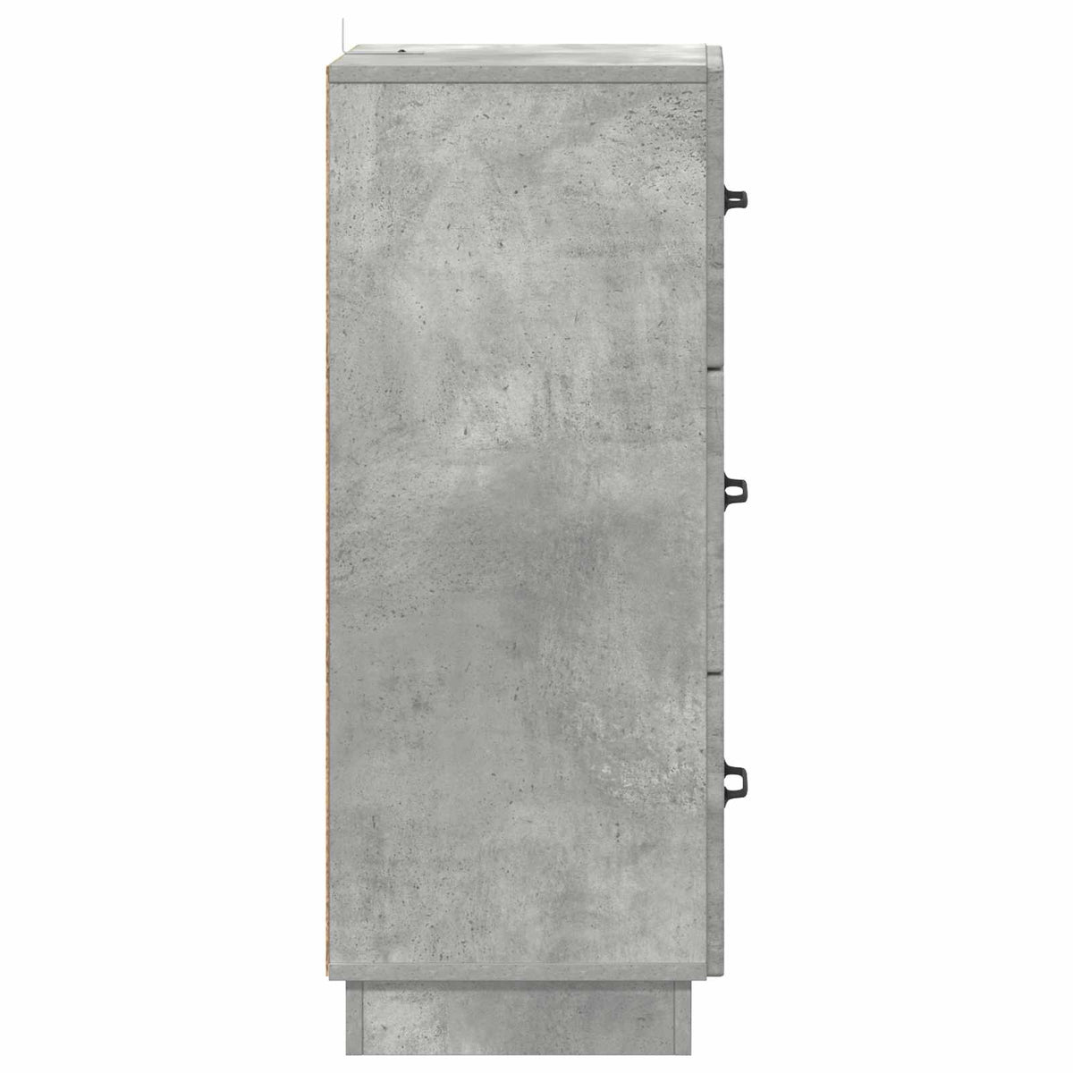 Ormar s ladicama Betonska siva 33 x 34,5 x 87 cm
