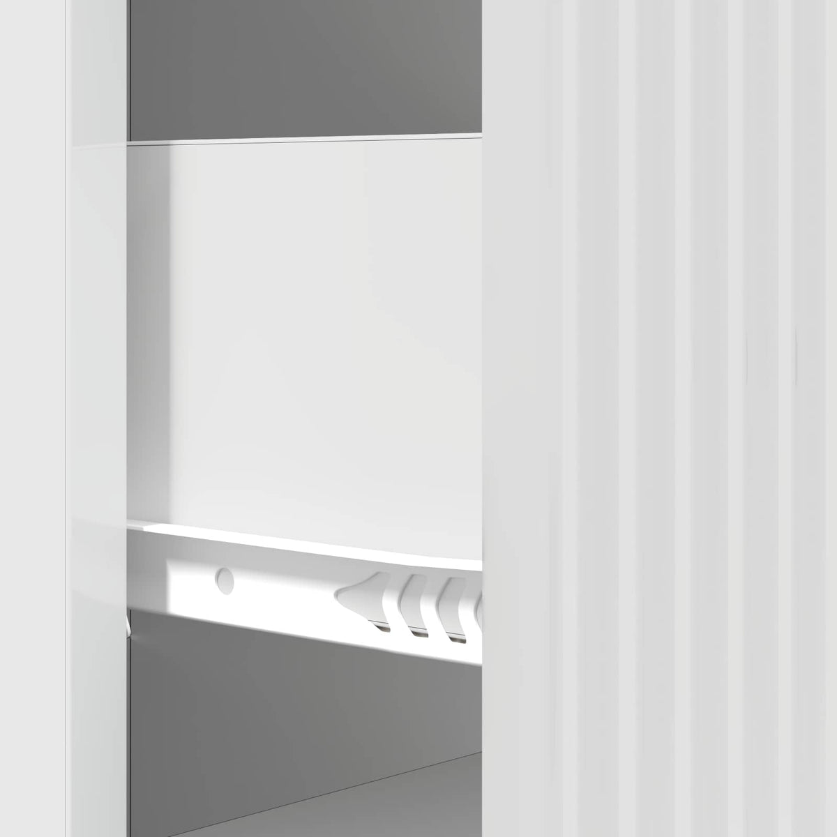 Ormar s ladicama Bijela visokog sjaja 33 x 34,5 x 87 cm