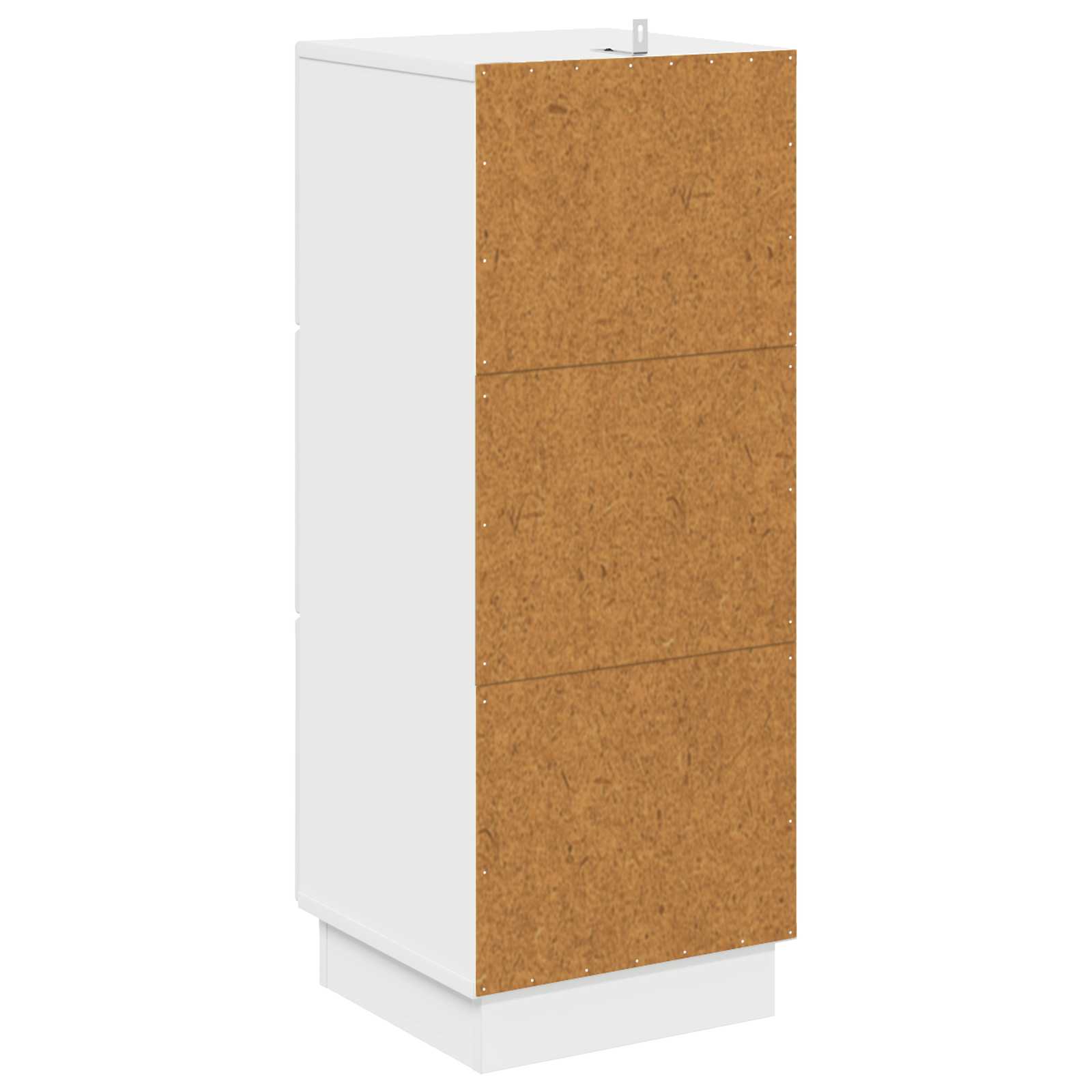 Ormar s ladicama Bijela visokog sjaja 33 x 34,5 x 87 cm