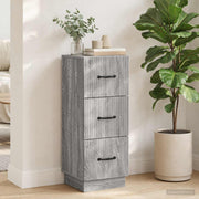Ormar s ladicama Siva sonoma 33 x 34,5 x 87 cm