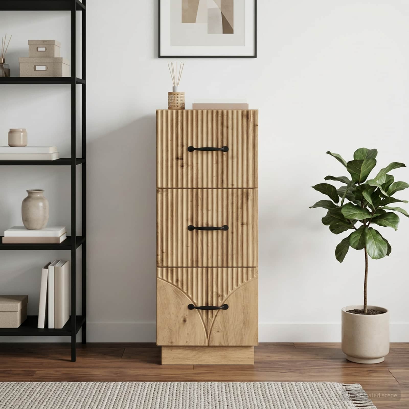 Ormar s ladicama 33 x 34,5 x 87 cm Konstruirano drvo