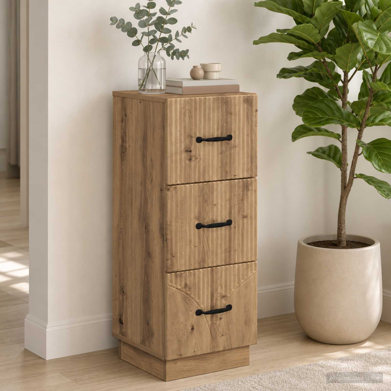 Ormar s ladicama 33 x 34,5 x 87 cm Konstruirano drvo