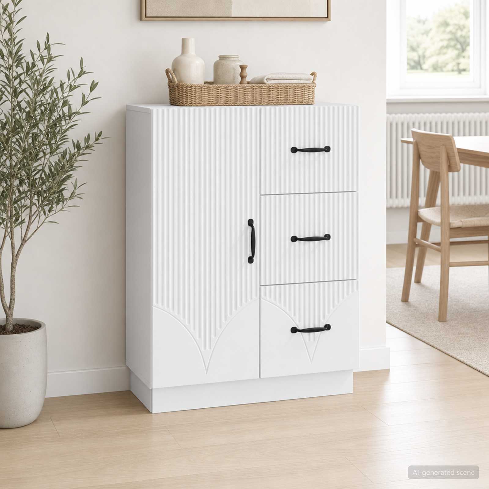 Kreveta Bijela 66 x 34,5 x 87 cm Konstruirano drvo