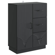 Kreveta s ladicama Crna 66 x 34,5 x 87 cm Konstruirano drvo