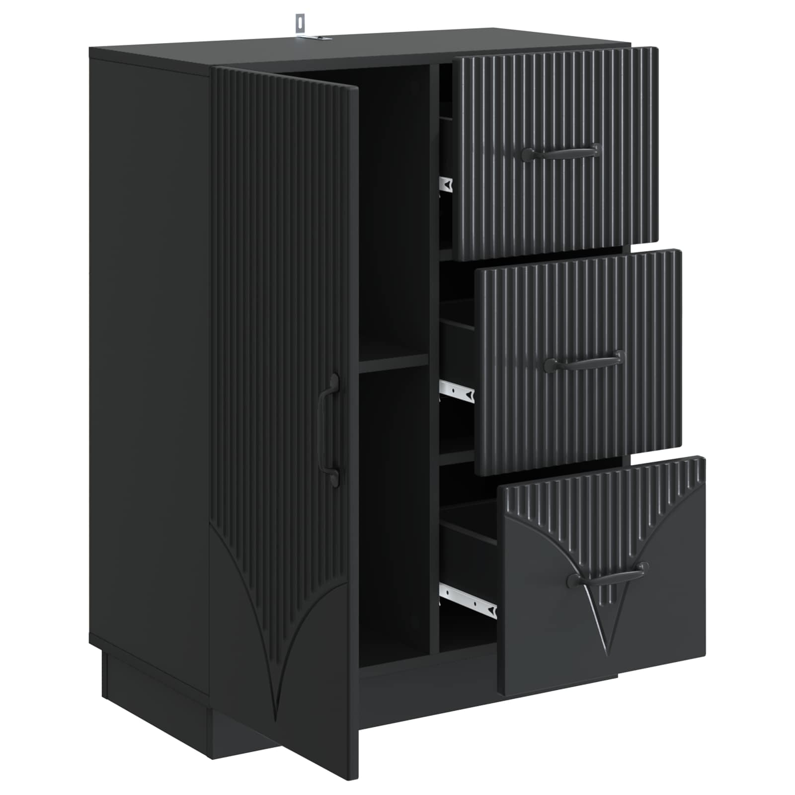 Kreveta s ladicama Crna 66 x 34,5 x 87 cm Konstruirano drvo