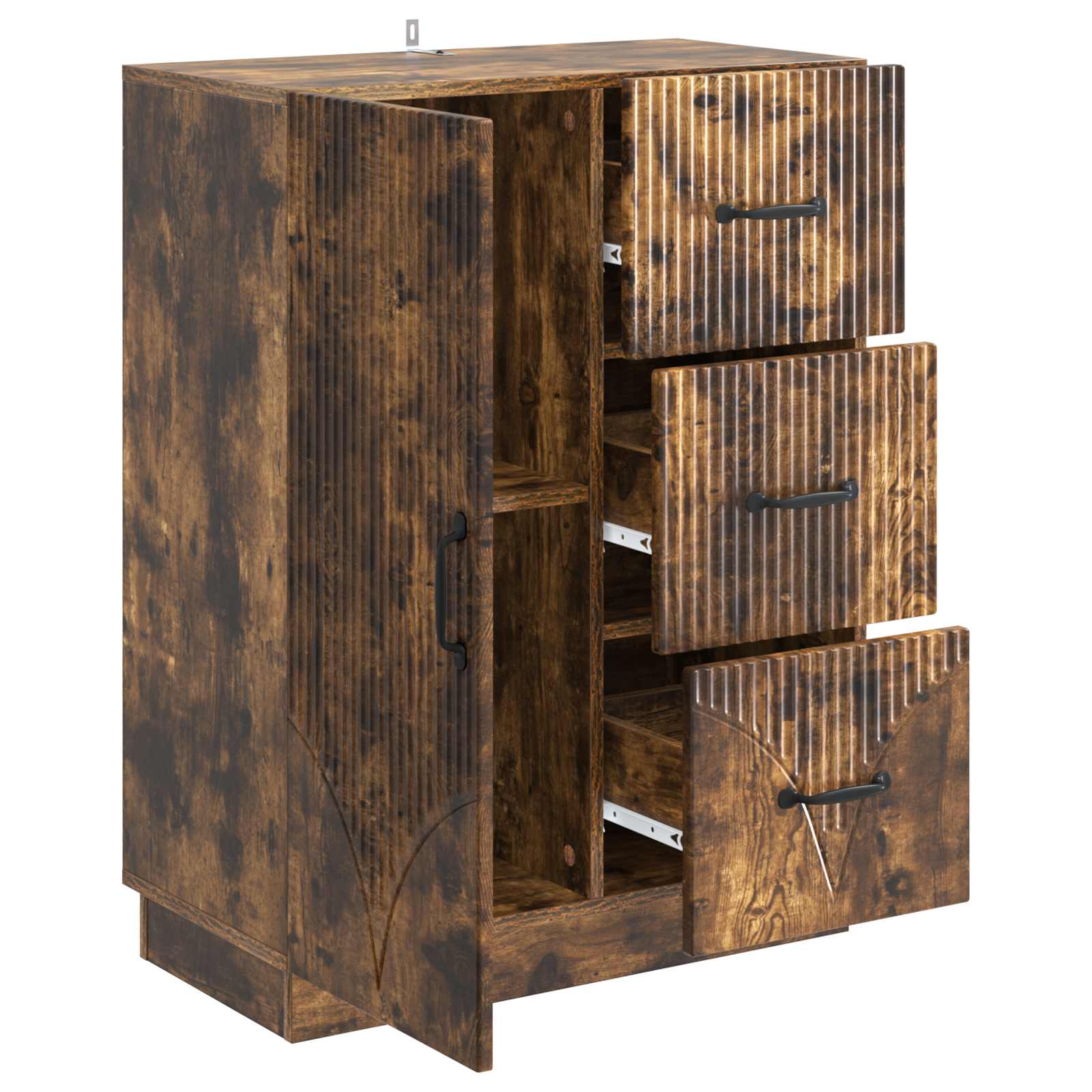 Kreveta Dimljeni hrast 66 x 34,5 x 87 cm Konstruirano drvo