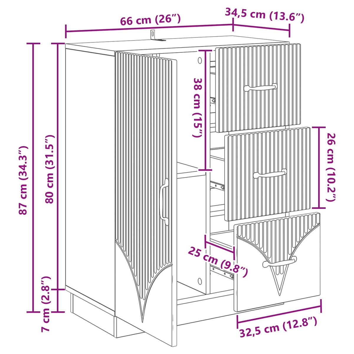 Kreveta Staro drvo 66 x 34,5 x 87 cm Konstruirano drvo