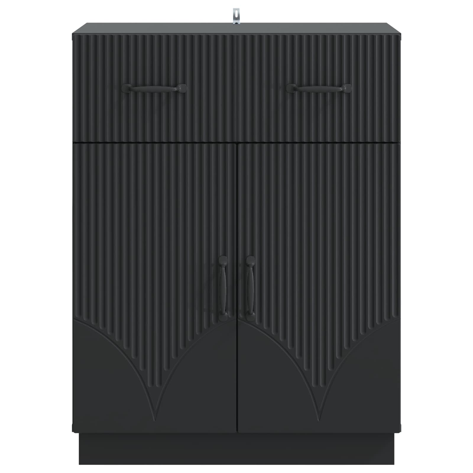 Kreveta s ladicama Crna 66 x 34,5 x 87 cm Konstruirano drvo