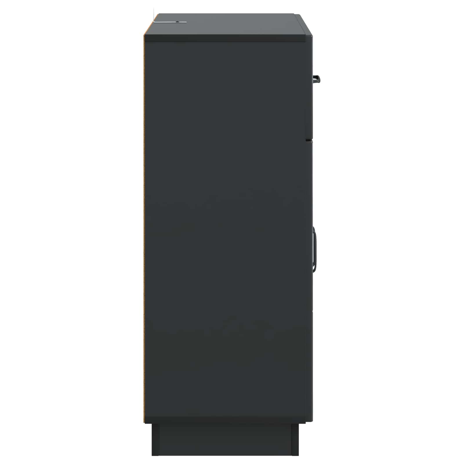 Kreveta s ladicama Crna 66 x 34,5 x 87 cm Konstruirano drvo