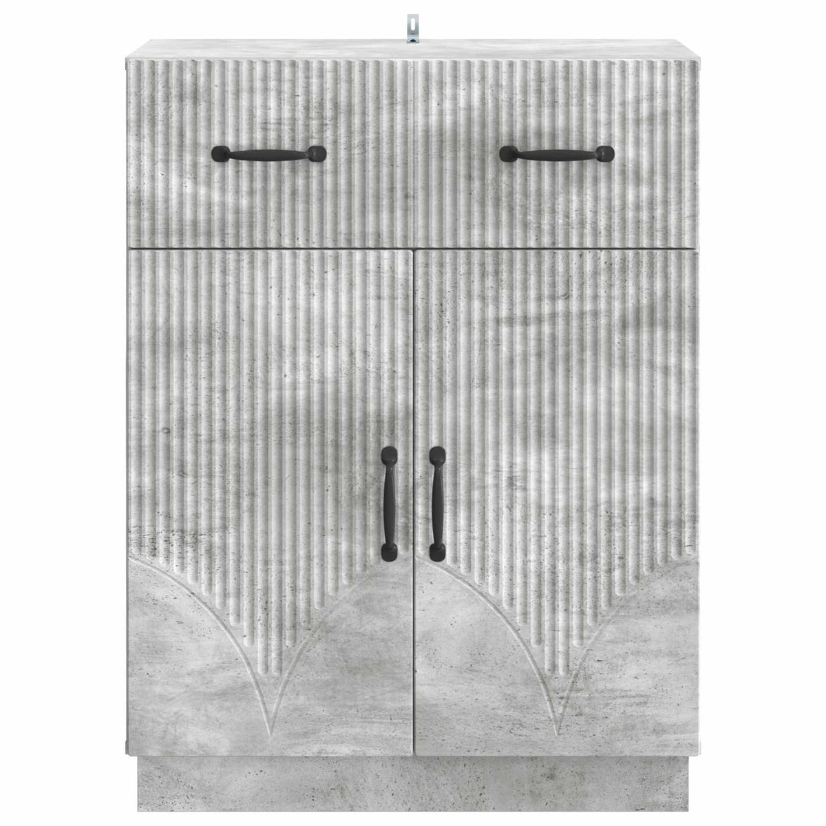 Kreveta Betonska siva 66 x 34,5 x 87 cm Konstruirano drvo