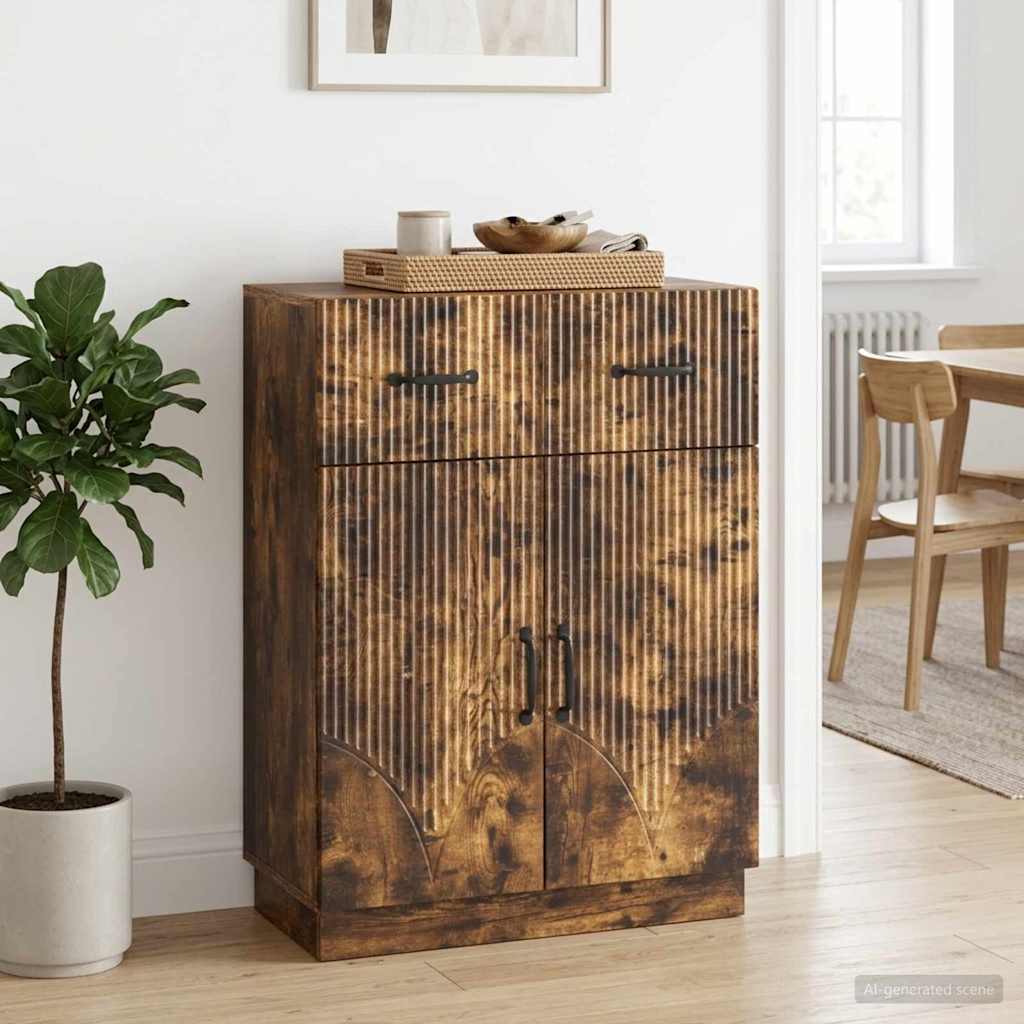 Kreveta Dimljeni hrast 66 x 34,5 x 87 cm Konstruirano drvo