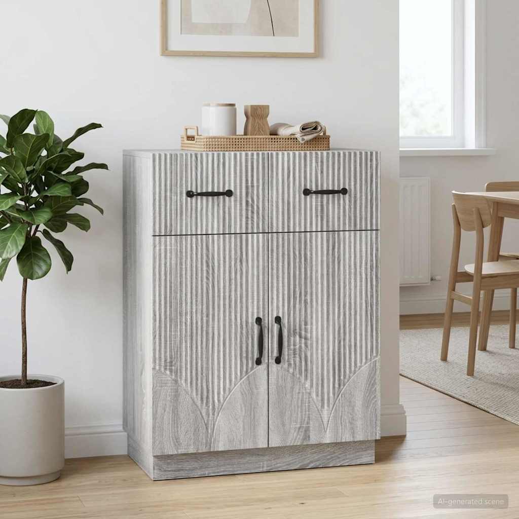 Kreveta Siva sonoma 66 x 34,5 x 87 cm Konstruirano drvo