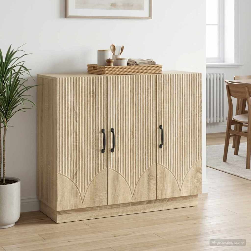 Kreveta Hrast sonoma 89 x 34,5 x 77 cm Konstruirano drvo
