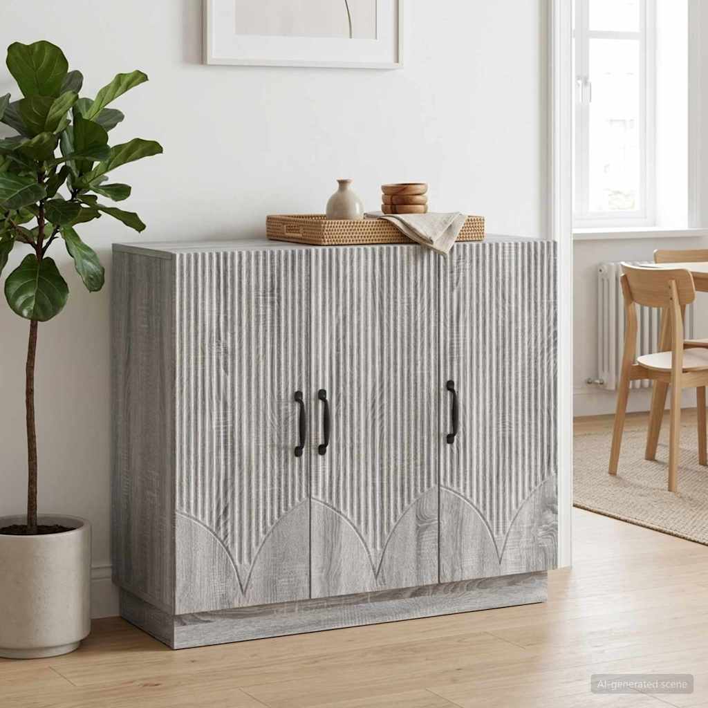 Kreveta Siva sonoma 89 x 34,5 x 77 cm Konstruirano drvo