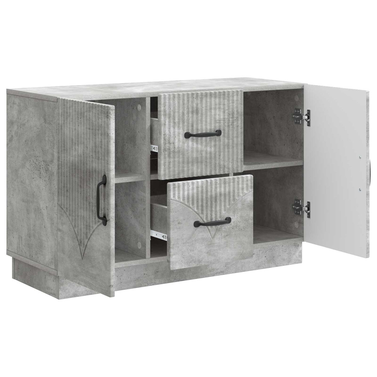 Kreveta Betonska siva 89 x 34,5 x 57 cm Konstruirano drvo