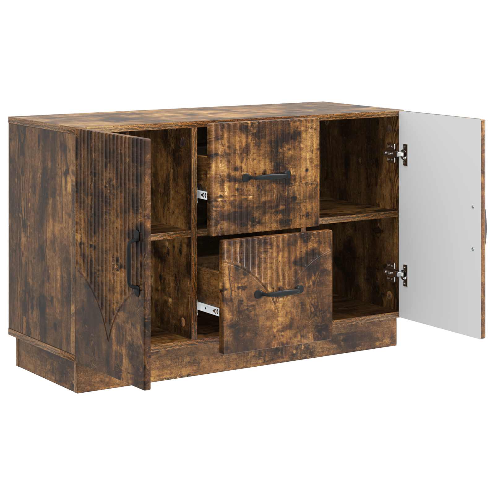 Kreveta Dimljeni hrast 89 x 34,5 x 57 cm Konstruirano drvo