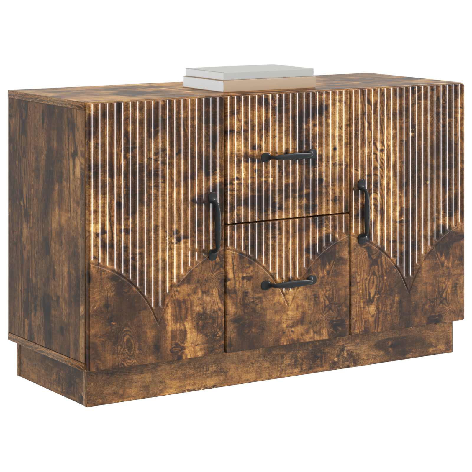 Kreveta Dimljeni hrast 89 x 34,5 x 57 cm Konstruirano drvo