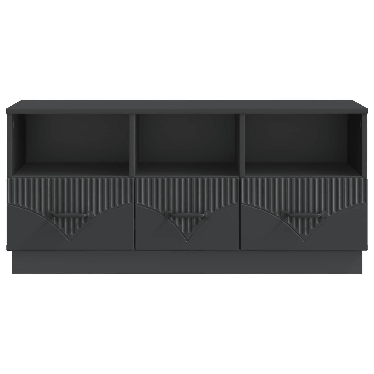 TV ormar s ladicama Crna 102 x 34,5 x 47 cm Konstruirano drvo